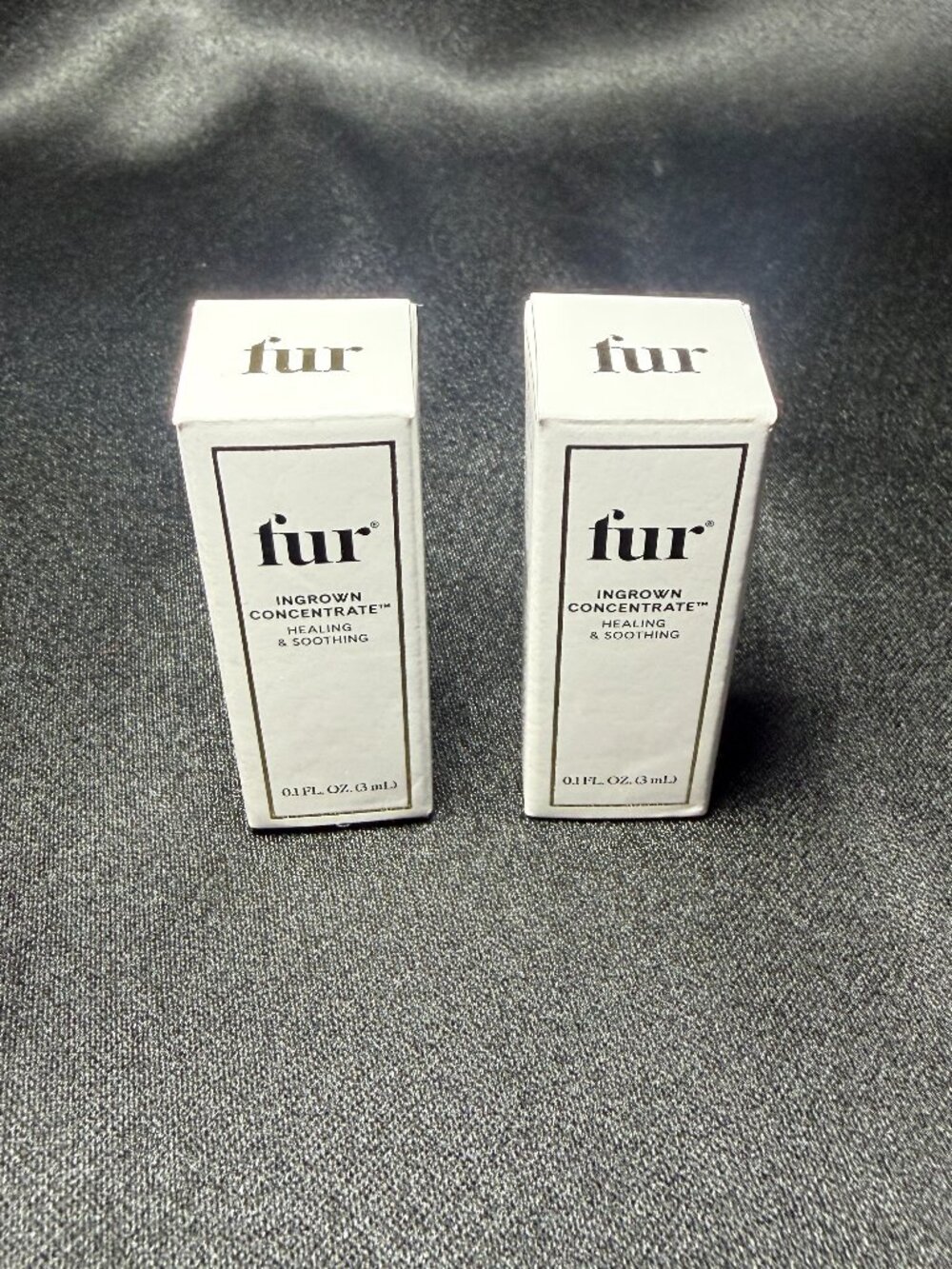 2x Fur Ingrown Concentrate Healing & Soothing Full Body Travel Size .1oz 3mL New